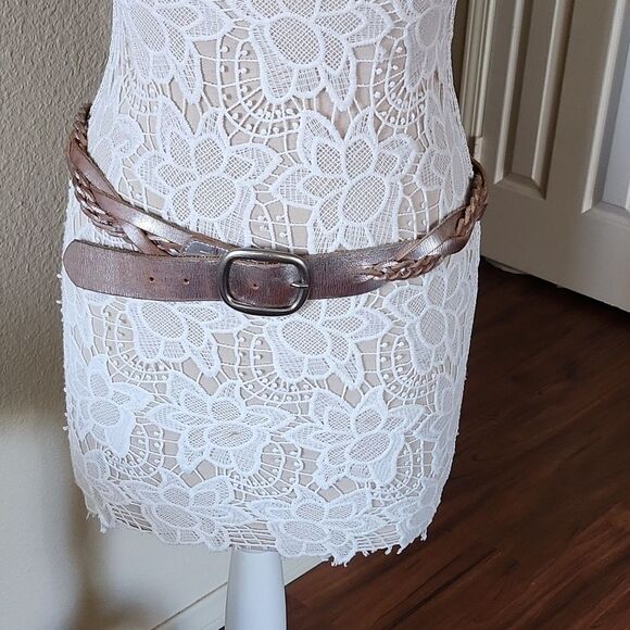 Fossil Braided Leather Belt - Picture 1 of 8